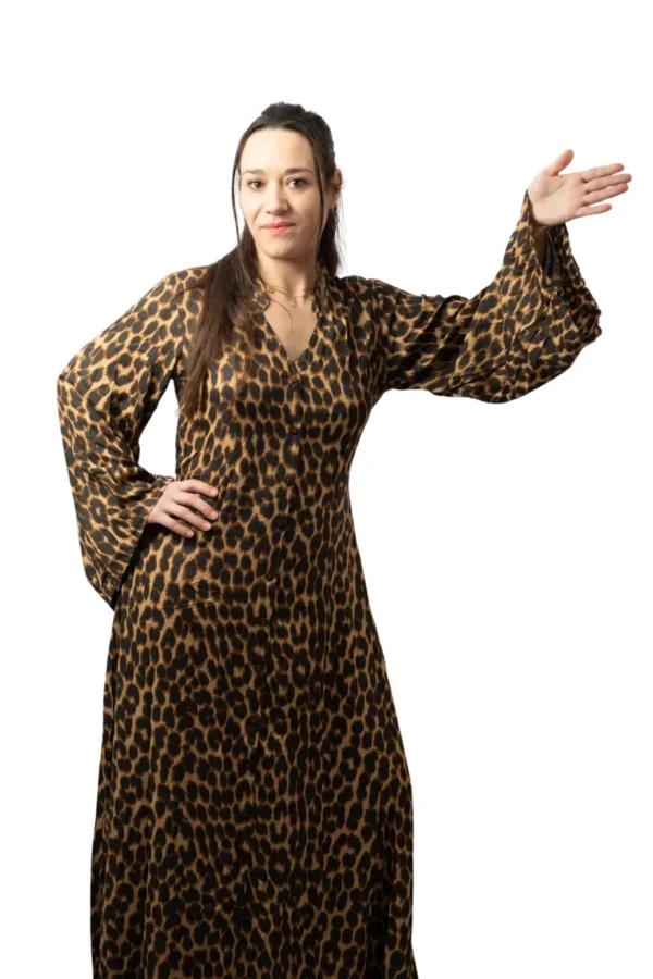 Robe Chemise Léopard Oversize