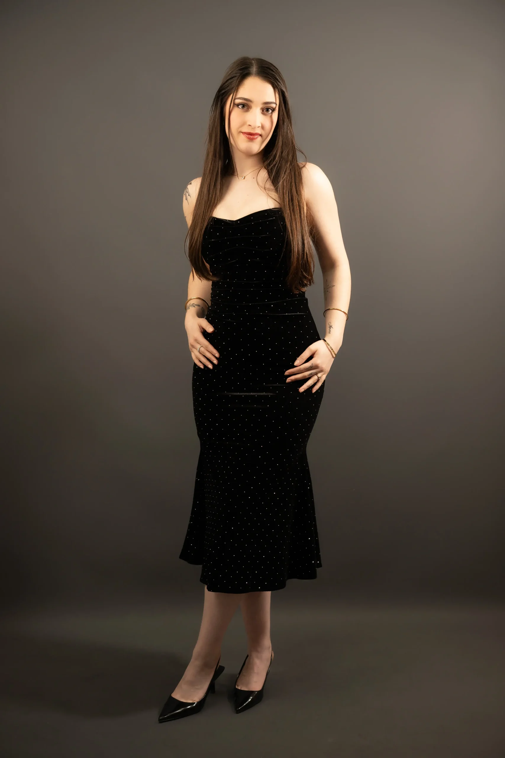 Robe Élégance Nocturne Noire